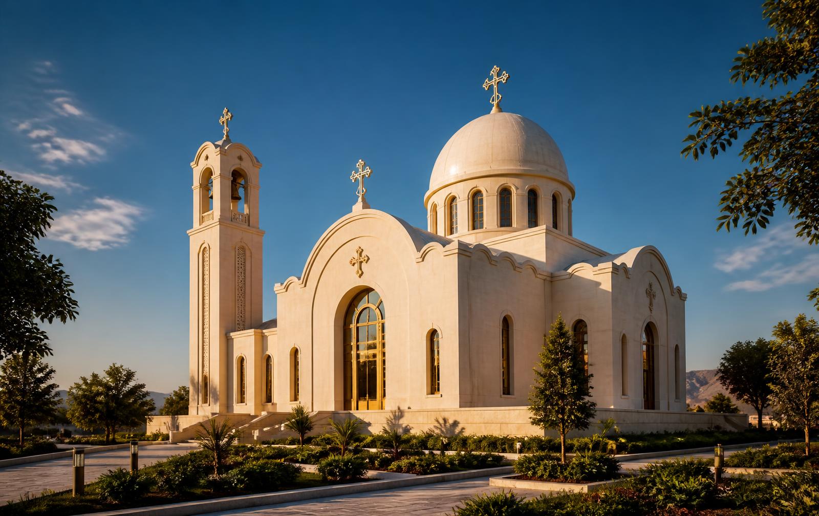 Visualisierung der geplanten neuen eritreisch-orthodoxen Kirche